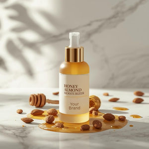 Crème hydratante à l'amande et au miel avec vitamine E et beurre de karité, hydratation intense, soin nourrissant pour la peau, lotion pour le visage et le corps, OEM - Product Image 2