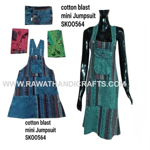 Mono Hippie de algodón con retazos bohemios de la mejor calidad para mujer, uso informal disponible a un precio asequible - Product Image 3