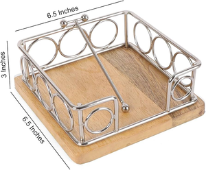 Porta Servilletas de Acero Inoxidable para Mesa de Comedor, Cajas de Servilletas Metálicas para Restaurante, Porta Servilletas Personalizado en Oferta - Product Image 6
