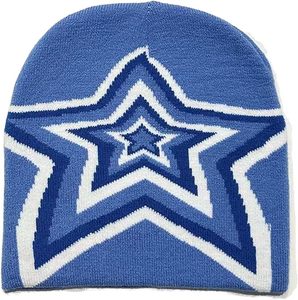 Bonnet d'hiver unisexe en jacquard avec logo personnalisé, pompon en fausse fourrure, bonnet tricoté à revers, couleur unie, chaud et confortable, chapeau d'hiver classique - Product Image 3
