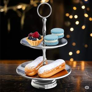 Soporte Profesional para Pasteles para Uso Comercial en Panaderías, Elegante Exhibidor de Postres para Eventos - Product Image 3