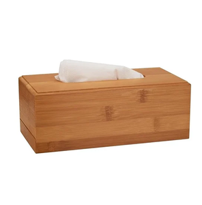 Boîte à mouchoirs en bois personnalisée de haute qualité, rectangulaire, article décoratif de table, porte-mouchoirs en bois, vente chaude - Product Image 3
