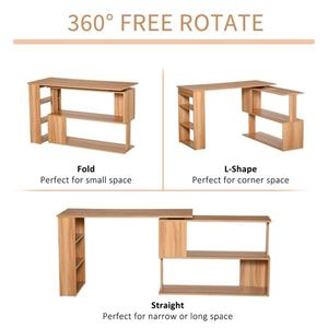 Scrivania da Gaming in Legno Regolabile in Altezza per Camera da Letto e Soggiorno - Product Image 4