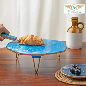 Luxury Cake Stand Good Quality Factory Wholesale Resin in Multi Color Cake Stand From India by RF <b>Crafts</b> - Product Image 2