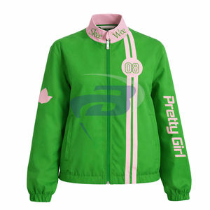 Chaqueta de Carreras de Sarga de Algodón Alpha Kappa Alpha AKA Sorority para Mujer, Chaqueta de Motociclismo de Alto Rendimiento y Velocidad - Product Image 2