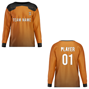 เสื้อเจอร์ซีย์เยาวชน/ผู้ใหญ่ สำหรับผู้รักษาประตู ชุดฝึกซ้อมกีฬา ลายจุด แขนยาว คอกลม รับสกรีนโลโก้ ขั้นต่ำในการสั่งซื้อน้อย ผ้าแห้งเร็ว - Product Image 2