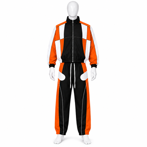 Conjuntos Deportivos Casuales de Invierno Vintage con Logotipo Personalizado al por Mayor para Hombre, Conjunto de 2 Piezas, Cortavientos Transpirable de Secado Rápido - Product Image 3