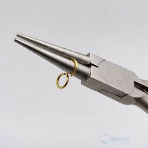 Alicates de Punta Redonda para Joyería, Herramienta de Precisión para Enhebrar Alambre, Acero Inoxidable, Mandíbula Lisa, Herramienta para Abalorios, Agarre Duradero - Product Image 3