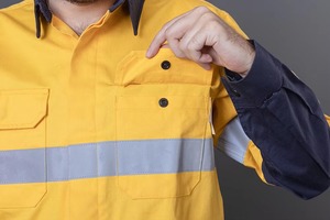 Camisa de Trabajo de Seguridad FR 100% Algodón 170gsm – Camisa Antiestática Ignífuga para Minería, Soldadura, Construcción - Product Image 2