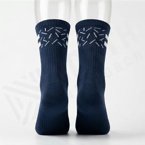 Calcetines Unisex de Algodón de Calidad con Rayas Jacquard, Sin Costuras, Estilo Casual, Transpirables, Suaves y Cómodos, Color Personalizado - Product Image 2