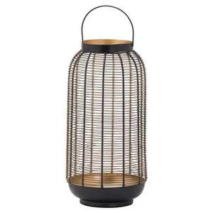 Farol de Hierro Alto Negro para Decoración del Hogar, Hecho a Mano, Duradero, Ofrece Iluminación Cálida y Brillante, Estructura Elegante y Resistente - Product Image 4