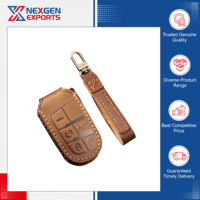 Kedatangan Stok Terbaru Gantungan Kunci Mobil Kulit PU Buatan Tangan Model Fashion, Dapat Digantung di Pinggang, Dapat Disesuaikan, Produsen & Eksportir India