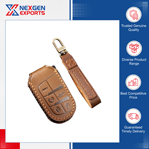 Nouvel arrivage : Porte-clés de voiture en cuir PU fait main, tendance, à suspendre à la ceinture, personnalisable – Fabricant et exportateur indien - Product Image 4