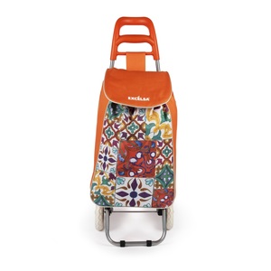 Carrito de Compras Excelsa Lisboa Poliéster Multicolor 28x96x36 Cm - Product Image 1