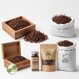 Clous de girofle bruns rougeâtres entiers avec tête, emballés en sacs PP de 25 kg, MOQ 1 FCL, expédition depuis Surabaya, Indonésie, Spiceblends - Product Image 4