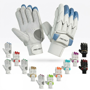 100% High Quality Custom Made Cricket Batting <b>Gloves</b> Protective Palm & Finger Grip Durable Custom Logo Leather Sports <b>Gloves</b> - Product Image 1