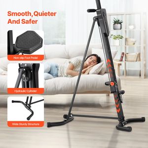 Appareil de fitness compact pour la maison : Stepper manuel avec entraînement complet du corps, grimpeur vertical, grimpeur cardio, design pliable - Product Image 5