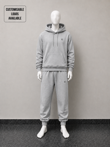 Conjunto de Felpa Gruesa Personalizada de 300-500GSM para Hombre: Sudadera con Capucha y Pantalones de Chándal Oversize Estilo Urbano, Traje de Felpa de 2 Piezas - Product Image 5