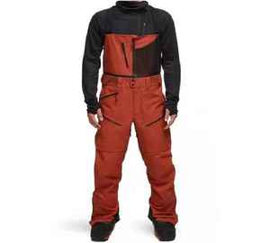 Pantalon de ski professionnel personnalisé OEM pour homme, avec bretelles, haute qualité, pour sports de plein air - Product Image 1