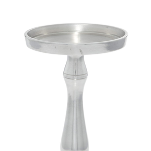 Candelabro de Aluminio de la Mejor Calidad para Decoración del Hogar, Portavelas de Pilar con Acabado Plateado, Hecho a Mano y Personalizado, Juego de 3 - Product Image 5