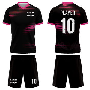 Uniforme de Fútbol Personalizado Profesional con Logotipo Personalizado, Unisex, de Alta Calidad, Ligero, Sólido, Transpirable y de Secado Rápido - Product Image 1