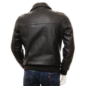 Veste en cuir de qualité supérieure pour homme, style streetwear, toile écologique, coupe confortable, hiver, service OEM, imperméable - Product Image 2