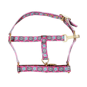 สายจูงม้าไนลอนพิมพ์ลายพร้อมอุปกรณ์เหล็ก - Product Image 1