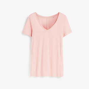 Camiseta de Algodón para Mujer con Logotipo Estampado, Diseño Liso, Manga Corta, Transpirable, Tejido Jersey, Ecológica para Verano - Product Image 6