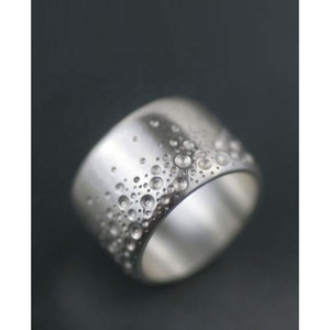 Rond de serviette en argent personnalisé fête mariage maison hôtel décoration accessoires rond de serviette de table - Product Image 1