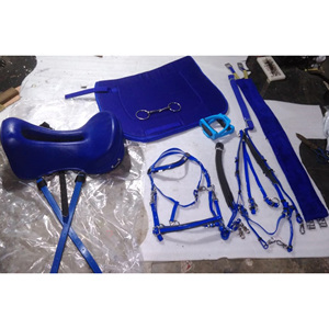 Saddles ความอดทนกับแผ่นเจลและอุปกรณ์อื่นๆทั้งหมดมิงค์โกลนบิตเส้นรอบวงบังเหียนและหน้าอกแผ่นดอลลาร์65 - Product Image 2