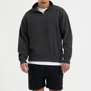 Sudadera con Capucha Personalizada para Hombre, de Alta Calidad, 100% Algodón, Estilo Urbano, Forro Polar Técnico, Impermeable, Corte Ajustado, para Primavera y Otoño - Product Image 2