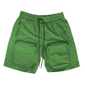 Shorts Cargo Lisos de Cintura Alta con 6 Bolsillos con Cremallera, Estilo Workwear, Verano, Sexy, para Natación y Playa, Personalizables y Transpirables - Product Image 1