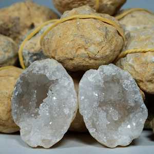 Wish cave Natural Quartz Geode <b>Crystal</b> <b>Cluster</b> Raw Stone Art Collectible Decor for Home Feng Shui Display - Product Image 2