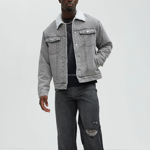 Chaqueta Casual de Hombre, 100% Algodón Original, Alta Calidad, Estilo Vintage, Lavado Denim, con Botones, Transpirable y Ecológica, para Otoño e Invierno - Product Image 3