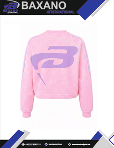 Sudadera Corta Rosa y Azul de la Hermandad Jack And Jill Of America con Diseño de Bordado y Ribete, Ropa Universitaria - Product Image 6