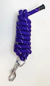 SADAF SADDLERY Braided Cotton Horse Lead Rope with <b>Snap</b> <b>Hook</b> Equestrian Training Lead Rope - Product Image 6