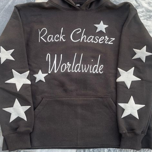 Sweat à capuche pour homme de haute qualité, en molleton de coton écologique, grammage lourd, coupe classique, 100% coton, broderie 3D en relief - Product Image 2