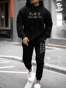 Chándal de Invierno para Hombre de Alta Calidad para Uso en Exteriores, con Logotipo Personalizado, Estampado Sólido, Ecológico, Transpirable, 100% Algodón - Product Image 3