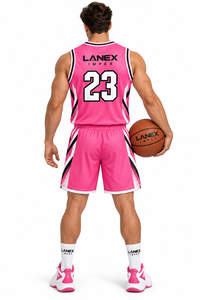 Ensemble d'uniformes de basketball de haute qualité, maillot et short personnalisés imprimés par sublimation, tissu respirant en mesh, pour hommes adultes, entraînement, club - Product Image 4