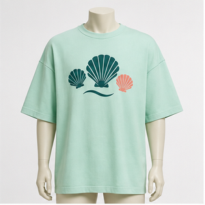เสื้อยืดผู้ชายทรงโอเวอร์ไซส์ ผ้าคอตตอนถัก 100% พิมพ์ลายดิจิตอลแบบพรีเมียม แห้งเร็ว สไตล์ 21 รหัสสินค้า TSA-SPT-0021 - Product Image 1