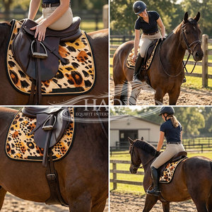 Tapis de selle personnalisés pour l'équitation, le dressage, le saut d'obstacles, l'équitation de spectacle, ensemble de tapis de selle OEM ODM - Product Image 4
