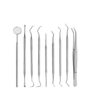 MEDZORA SURGICAL Herramientas Manuales de Limpieza Dental, Juego de Instrumentos de Higiene Bucal de Acero Inoxidable para Cálculos y Sarro Dental con Estuche - Product Image 2