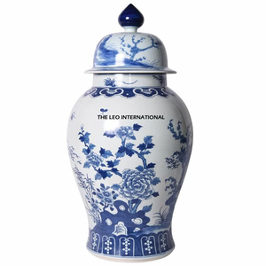 Most Expensive <b>Ginger</b> <b>Jar</b> High Quality Decorated Enamel Finished Aluminum Metal With Lid For Floor Decoration - Product Image 3
