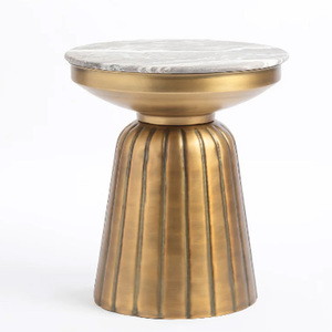 New Design Metal <b>Side</b> <b>Tables</b> Handmade Living Room Furniture Hammered Texture <b>Round</b> Top Metal <b>Side</b> <b>Tables</b> - Product Image 5