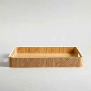 Bandeja de Servir Rectangular de Madera Moderna, Acabado Pulido Sólido, Ecológica, Duradera, Apta para Lavavajillas, Hecha a Mano, para Uso en el Hogar, Hotel o Fiestas - Product Image 4