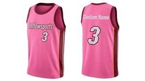 Ensemble d'uniformes de basketball brodés en 3D 100 % polyester à séchage rapide sans manches pour les essais de clubs et l'entraînement quotidien - Product Image 2
