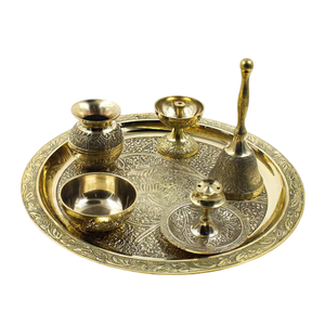 Ensemble complet de brûleur à bakhoor et encens en laiton pur, design feuille, avec brûleur à bakhoor par Craftsy Home - Product Image 4