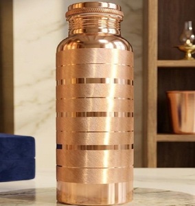Designer Copper Coated <b>Steel</b> <b>Bottle</b> Vacuum Insulated Water Flask Premium Copper Look Water <b>Bottle</b> Office, Gym & Travel - Product Image 2