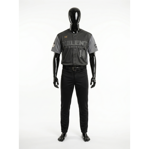 Custom Sublimated Breathable Polyester Button-<b>Down</b> Jersey <b>Pants</b> Youth Men's Baseball Uniform Set OEM Customization for Team - Product Image 1