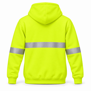Vêtements de sécurité réfléchissants conformes à la norme EN20471, en polaire respirant, texture douce, vêtements de sécurité, sweat à capuche - Product Image 5